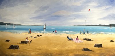 En sommerdag på stranden af Aisha Haider