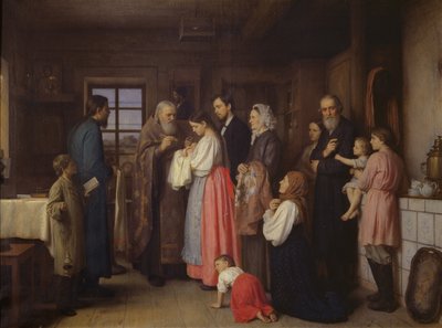 Dåben, 1873 af Akim Egorovich Karneev