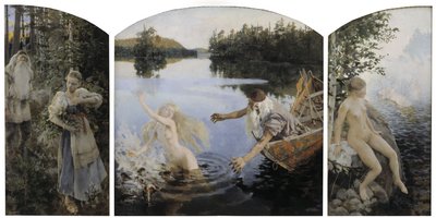 Aino Myte, Triptykon af Akseli Gallen-Kallela
