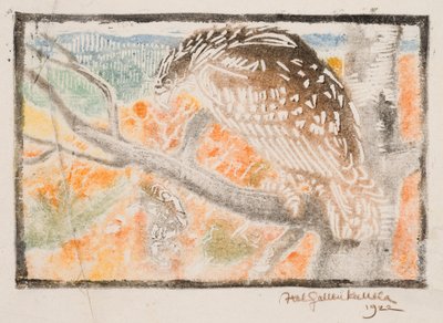 Kokko, illustration til Stor-Kalevala af Akseli Gallen-Kallela