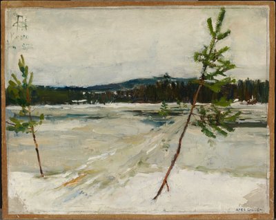 Sti på isen af Akseli Gallen-Kallela