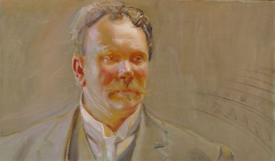 Portræt af professor E. N. Setälä af Akseli Gallen-Kallela
