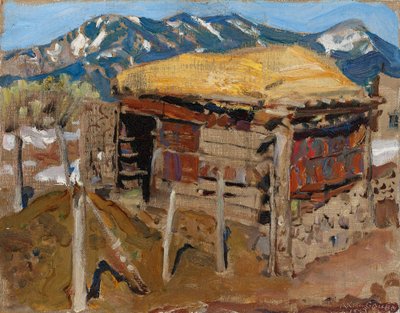 Skur i Taos-bjergene af Akseli Gallen-Kallela