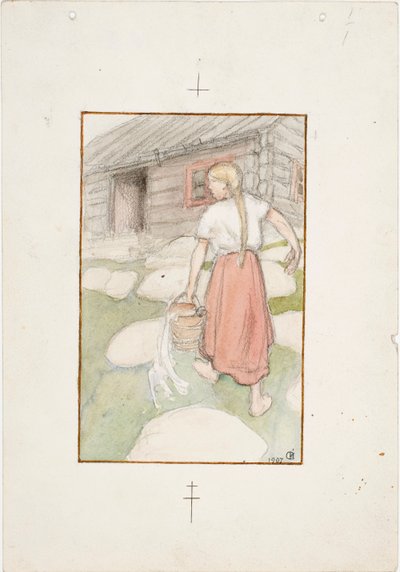 Den smukke Venla af Akseli Gallen-Kallela