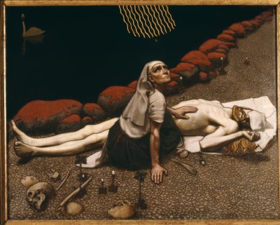 A.Gallen-Kallela, Mutter des Lemminkain. af Akseli Gallen Kallela