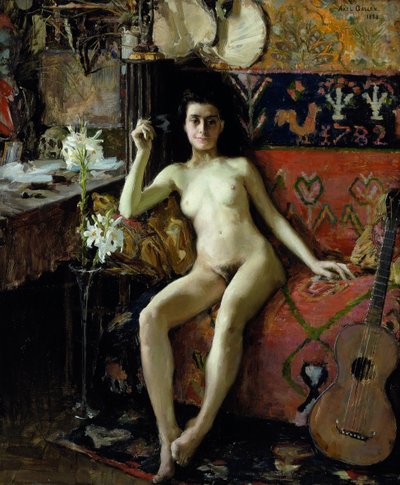 Umaskeret, 1888 af Akseli Gallen Kallela