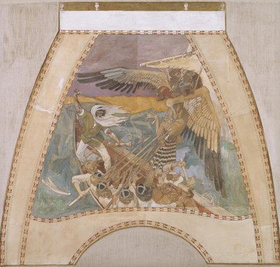 Forsvaret af Sampo, ca. 1900 af Akseli Gallen Kallela
