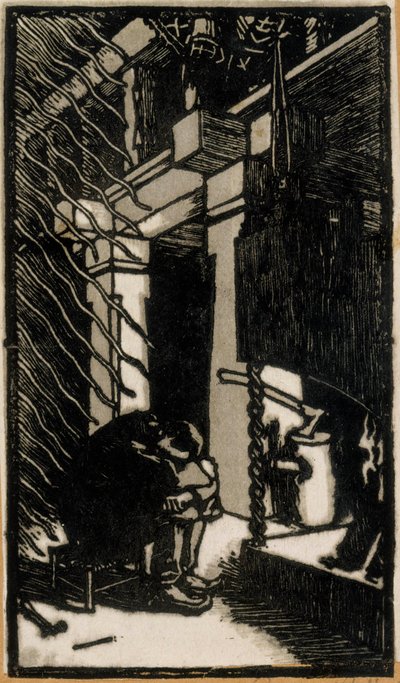 Inspiration (Workshop Twilight) af Akseli Valdemar Gallen-Kallela