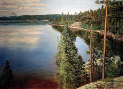 Landskab i Ruovesi af Akseli Valdemar Gallen-Kallela