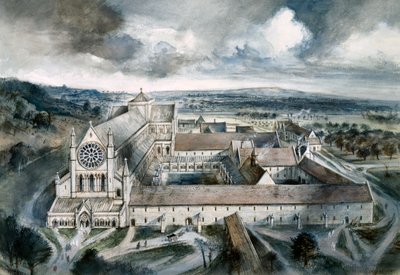 Byland Abbey, 1539, c1960