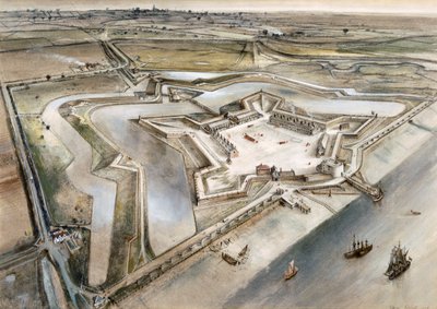 Tilbury Fort, c1600-tallet, c1960