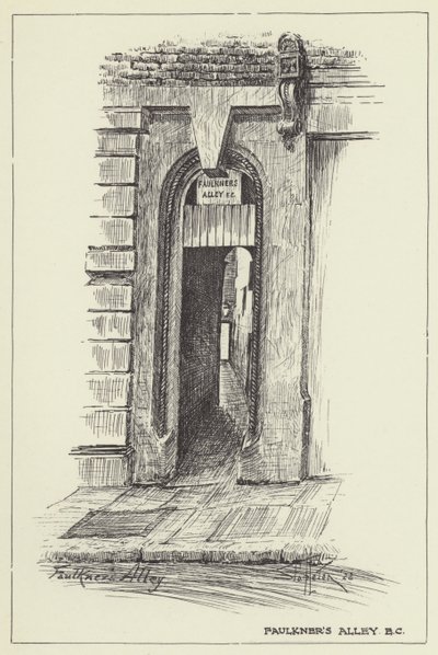 Faulkners Alley, EC af Alan Stapleton