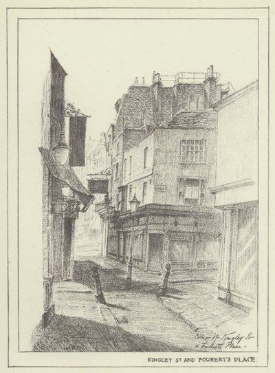 Kingly Street og Fouberts Place af Alan Stapleton