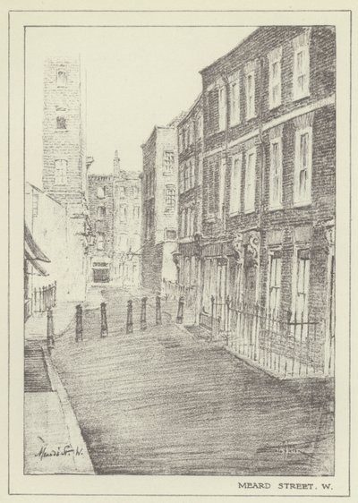 Meard Street, West af Alan Stapleton