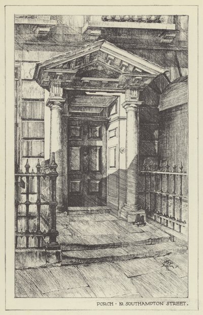 Porch, 19, Southampton Street af Alan Stapleton
