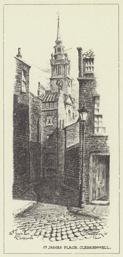 St James Place, Clerkenwell af Alan Stapleton