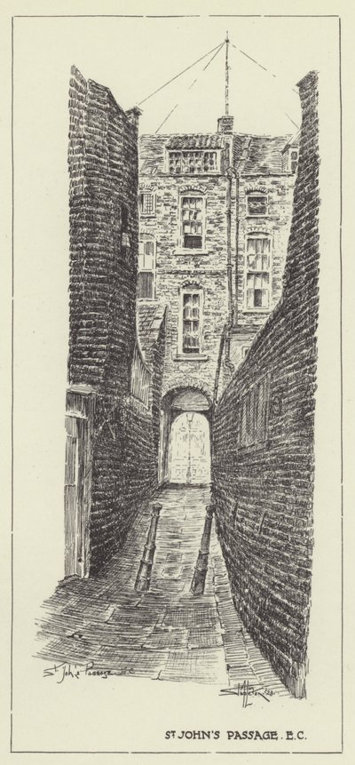 St Johns Passage, EC af Alan Stapleton
