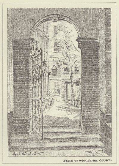 Trin til Garderobe Court af Alan Stapleton