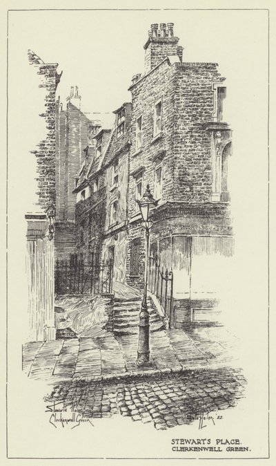 Stewarts Place, Clerkenwell Green af Alan Stapleton