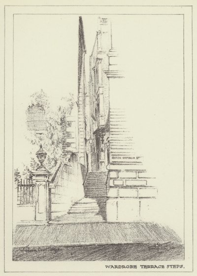 Garderobe Terrassetrin af Alan Stapleton