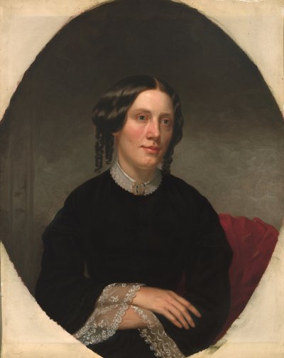 Harriet Elizabeth Beecher Stowe (1811- 1896) af Alanson Fisher