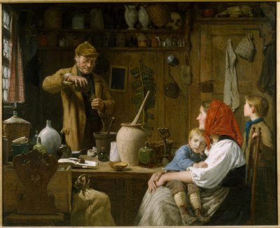 Kvaksalveren af Albert Anker