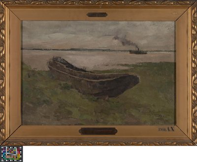 Floden Schelde ved Doel af Albert Baertsoen