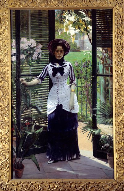 I drivhuset Maleri af Albert Bartholome (1848-1928) 1881 søn. 1,42x2,33m Paris, Musee d