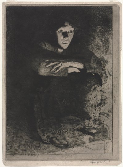 I asken, 1887. af Paul Albert Besnard