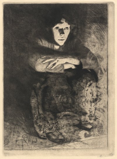 I Gløderne af Albert Besnard