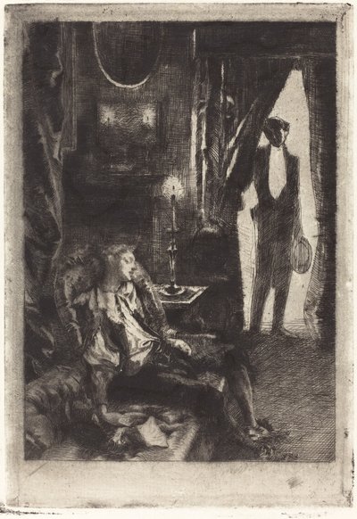 Iza sover af Albert Besnard