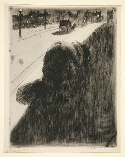 Selvmord (selvmord) af Albert Besnard