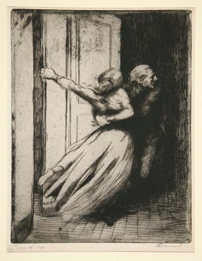 Voldtægt (voldtægt) af Albert Besnard