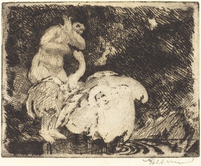 Leda Badning af Albert Besnard