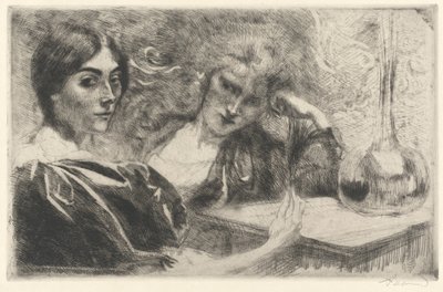 Morfinmisbrugere (morfinomaner) af Albert Besnard