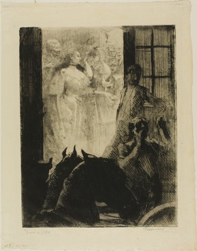 Social succes, plade syv fra Woman af Albert Besnard