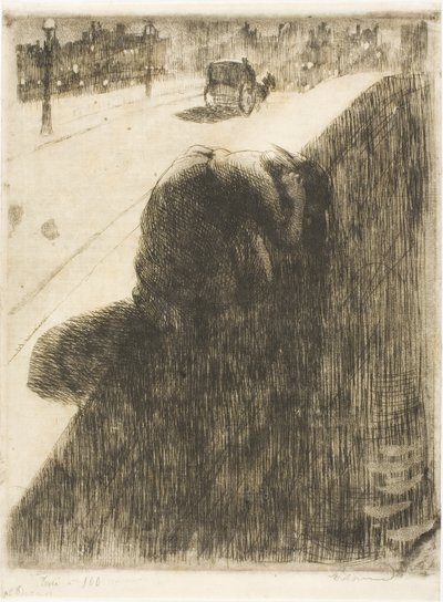 Selvmord, plade 11 fra Woman af Albert Besnard