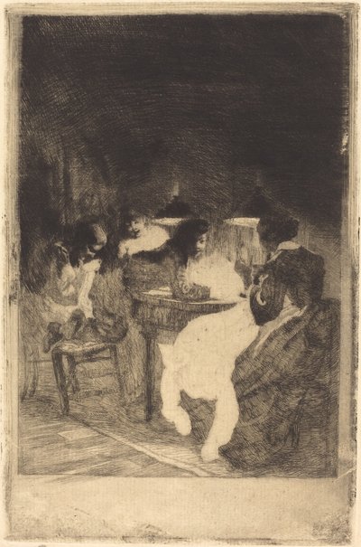 Pierre Clémenceaus barndom af Albert Besnard