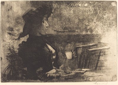 Kop te af Albert Besnard