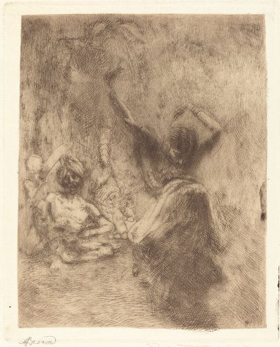 Danseren af Tanjore (La Bayadère de Tanjore) af Albert Besnard