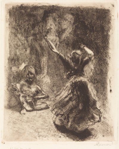 Danseren af Tanjore (La bayadère de Tanjore) af Albert Besnard