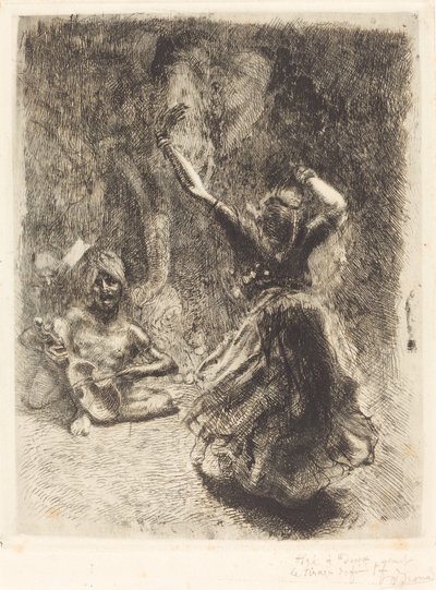 Danseren af Tanjore (La bayadère de Tanjore) af Albert Besnard