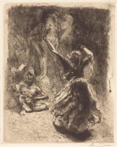 Danseren fra Tanjore (La bayadère of Tanjore) af Albert Besnard