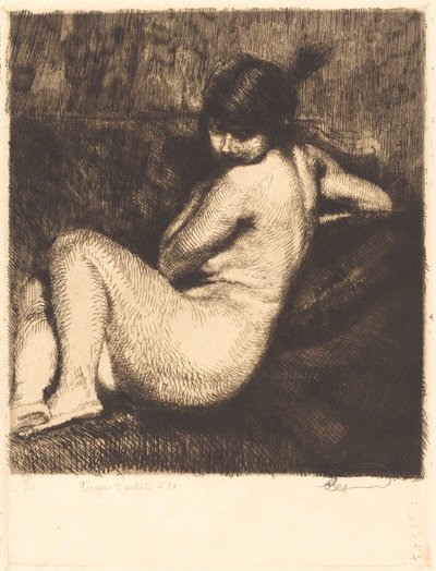 Den fjerklædte turban af Albert Besnard