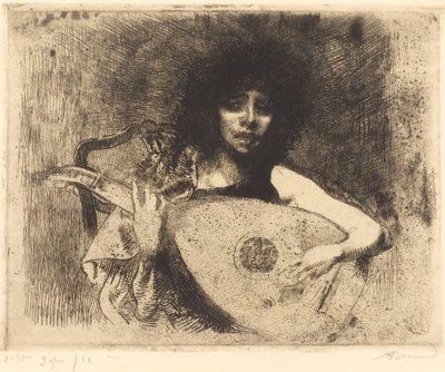 Lutespilleren af Albert Besnard