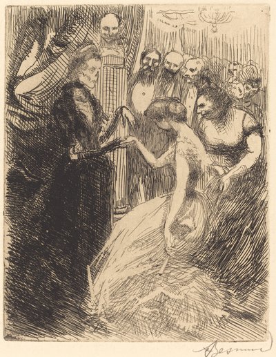 Præsentationen af Albert Besnard