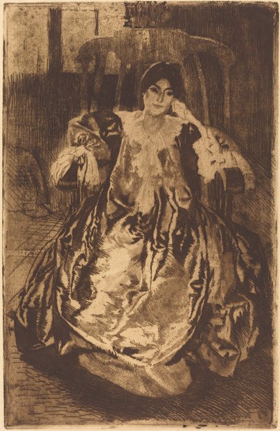 Silkekjolen af Albert Besnard