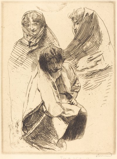 Tre Tilslørede Kvinder af Albert Besnard