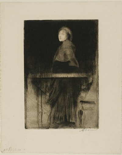 Kvinde i en Kap af Albert Besnard