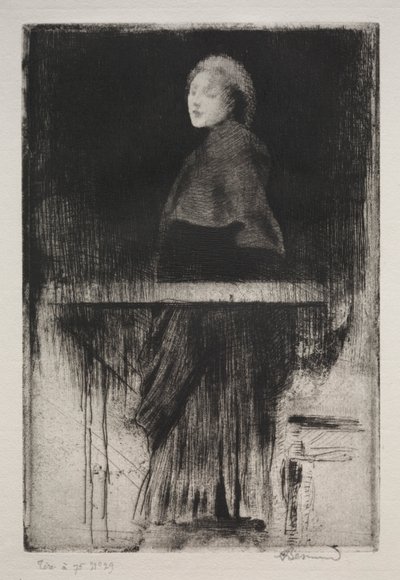 Kvinde med en kappe af Albert Besnard